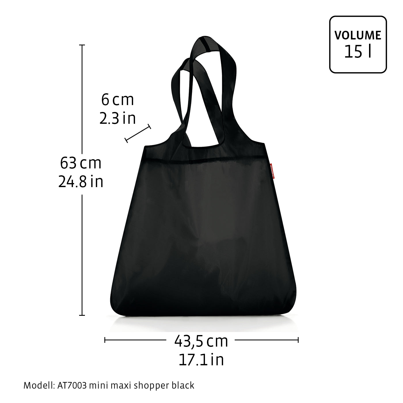 mini maxi shopper leo nero mini maxi shopper Reisenthel
