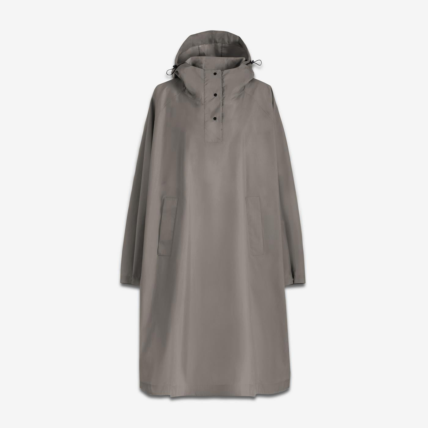 mini maxi raincoat dark taupe