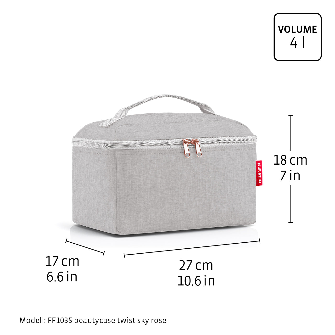 beautycase glossy dots black beautycase Reisenthel