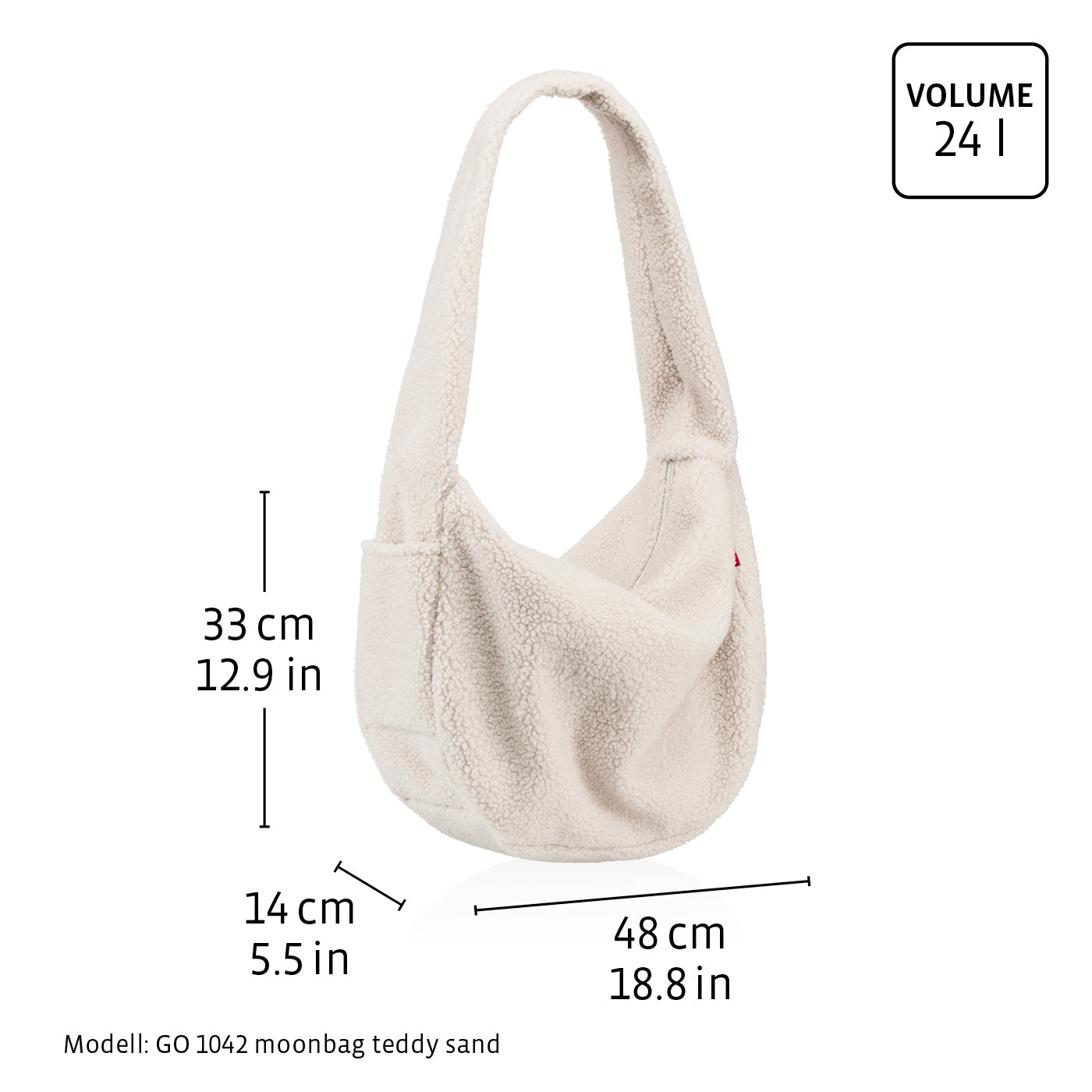 moonbag cord grey moonbag Reisenthel