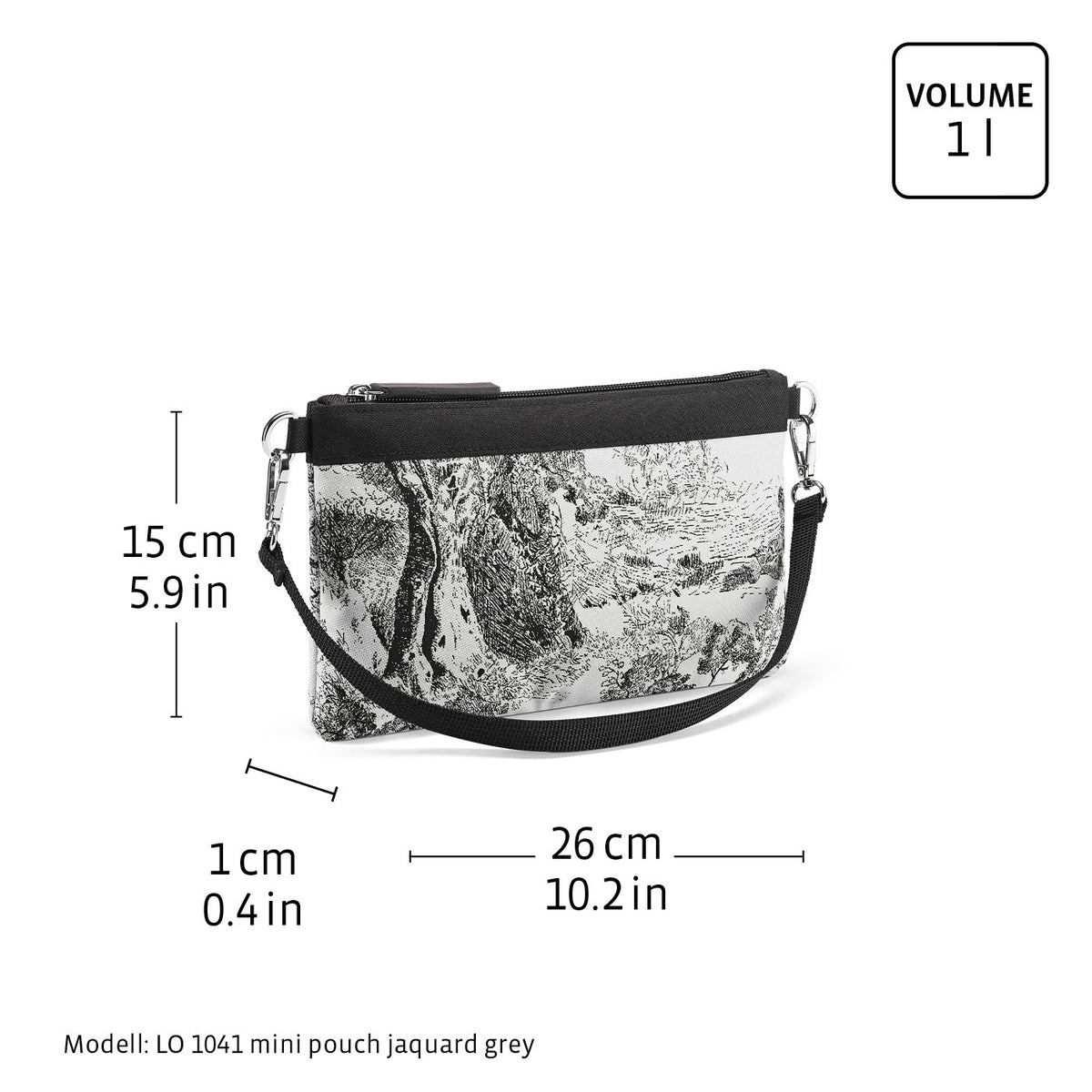 mini pouch teddy chocolate