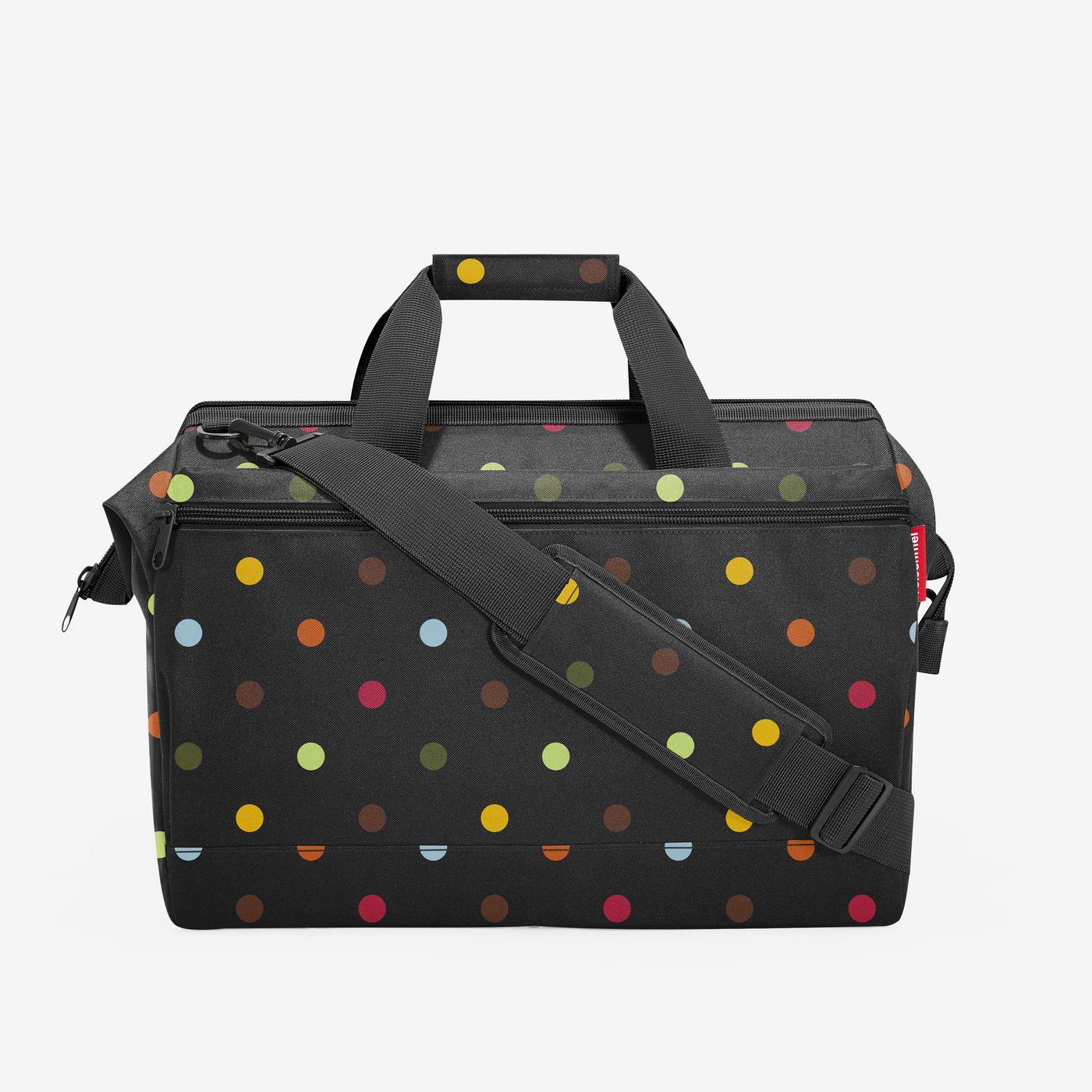 reisenthel® allrounder L pocket dots (Reisetasche,schwarz)