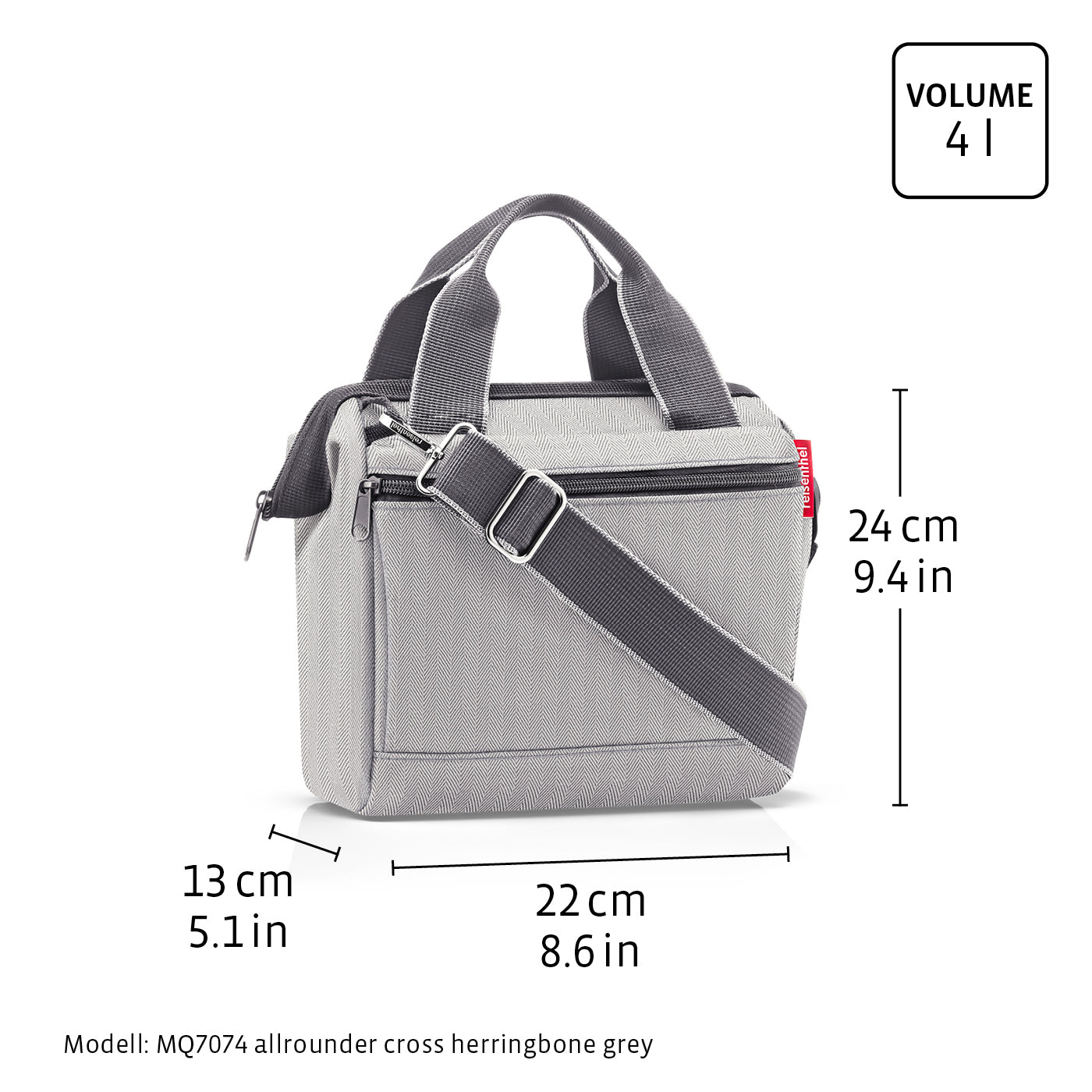 allrounder cross glossy dots black allrounder cross Reisenthel