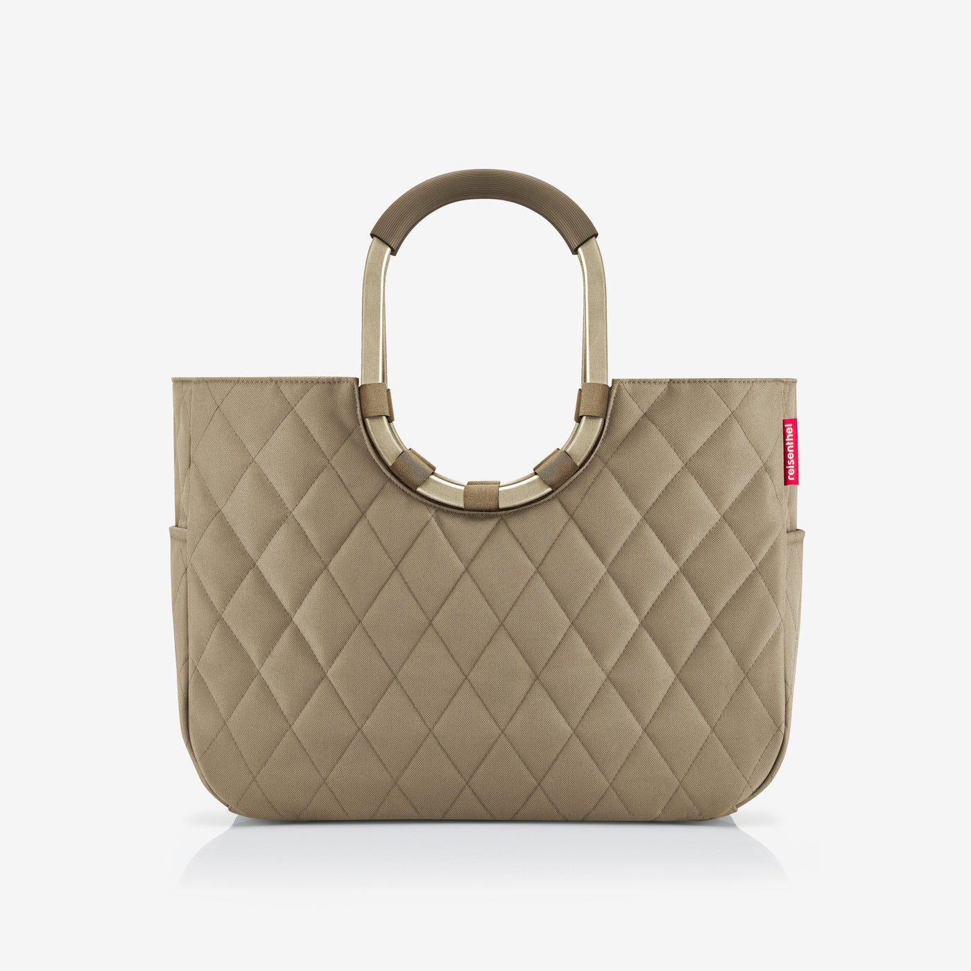 reisenthel® loopshopper L frame rhombus olive (Einkaufstasche,olive)
