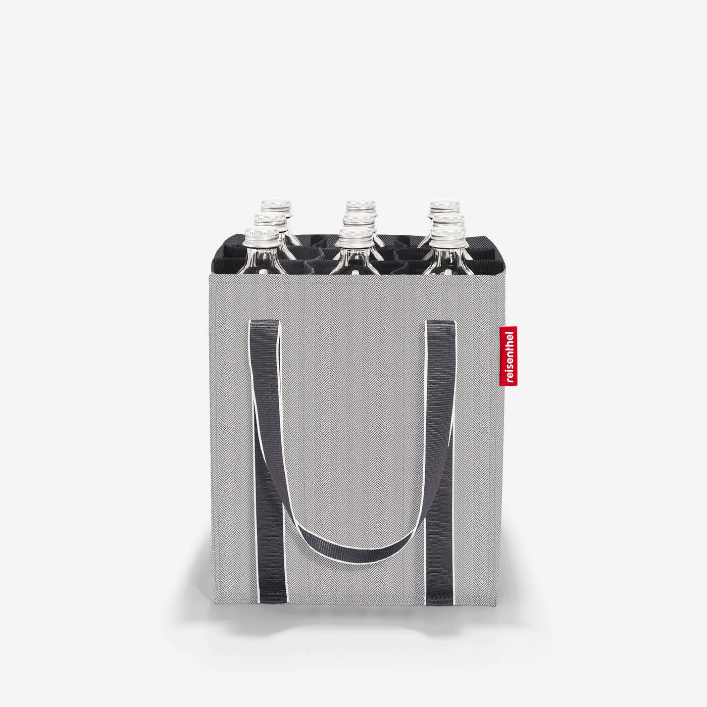 reisenthel bottlebag herringbone gray (bottle bag gray)
