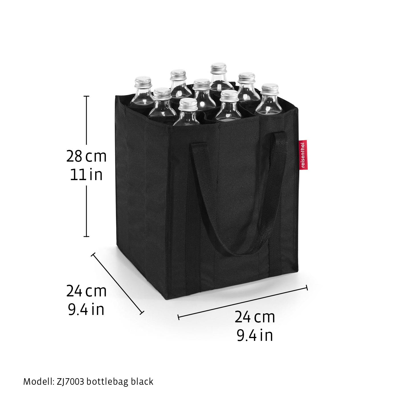 bottlebag herringbone mokka bottlebag Reisenthel