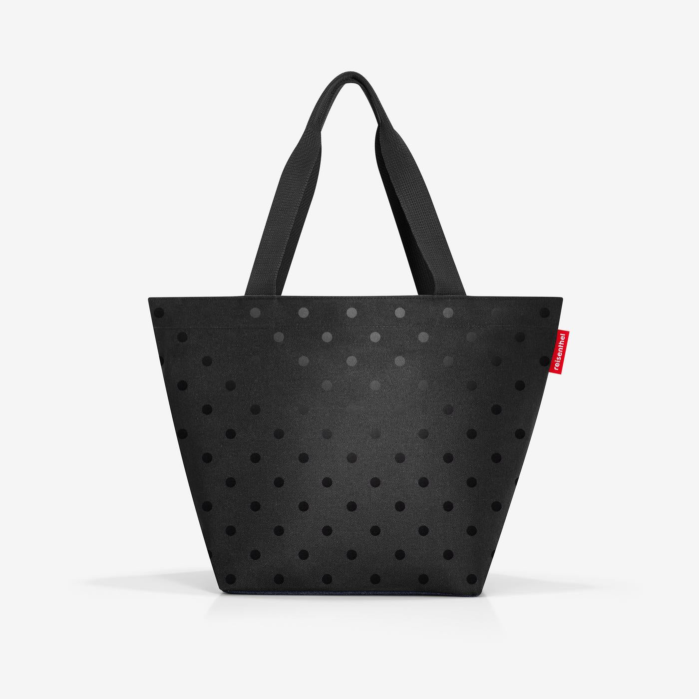 Tote Bag Reisenthel Shopper M Dots Shopper M Glossy Dots Black