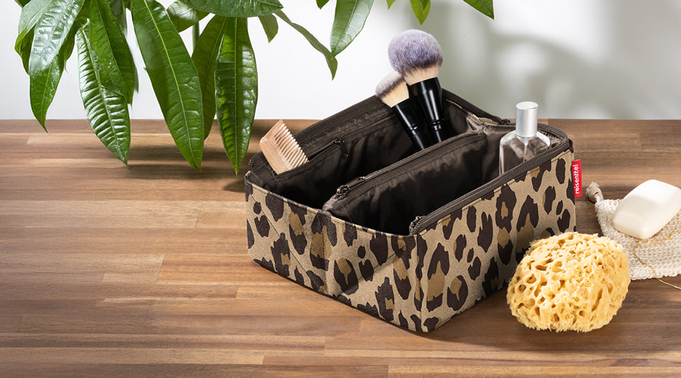 Stylische Kosmetiktasche Aus Baumwoll-Leinen – Perfekt Als Geschenk Für Frauen