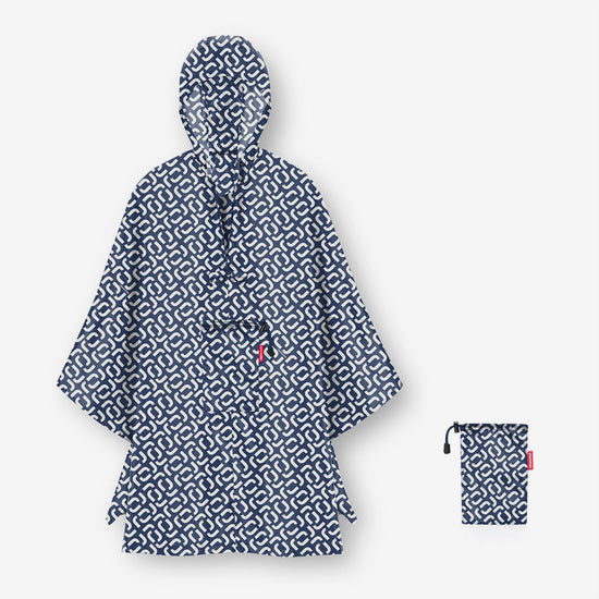 Reisenthel mini maxi poncho signature navy (Regenponcho,blau)