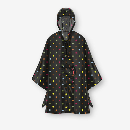 Reisenthel mini maxi poncho dots (Regenponcho,schwarz)
