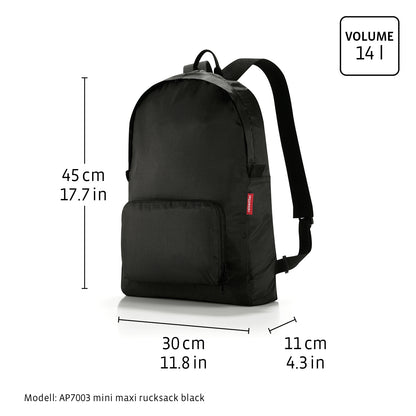mini maxi rucksack dark taupe mini maxi rucksack Reisenthel