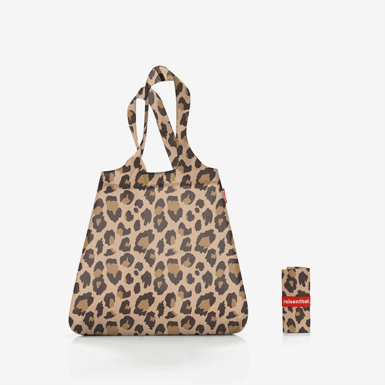 Reisenthel mini maxi shopper leo macchiato (Tragetasche,dunkelbraun)