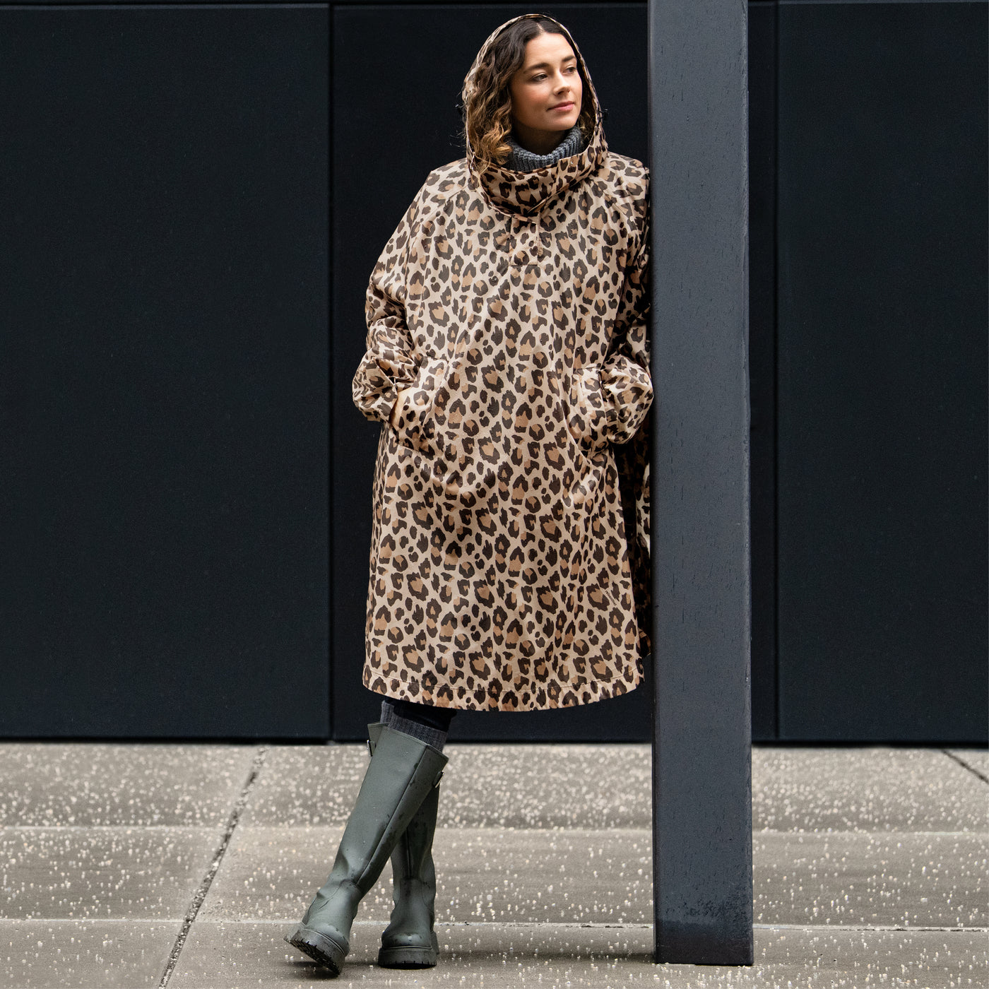 mini maxi raincoat leo macchiato