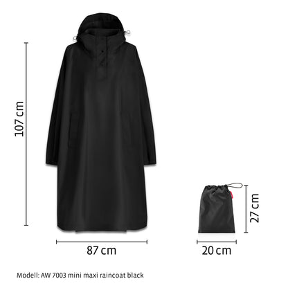 mini maxi raincoat black mini maxi raincoat Reisenthel