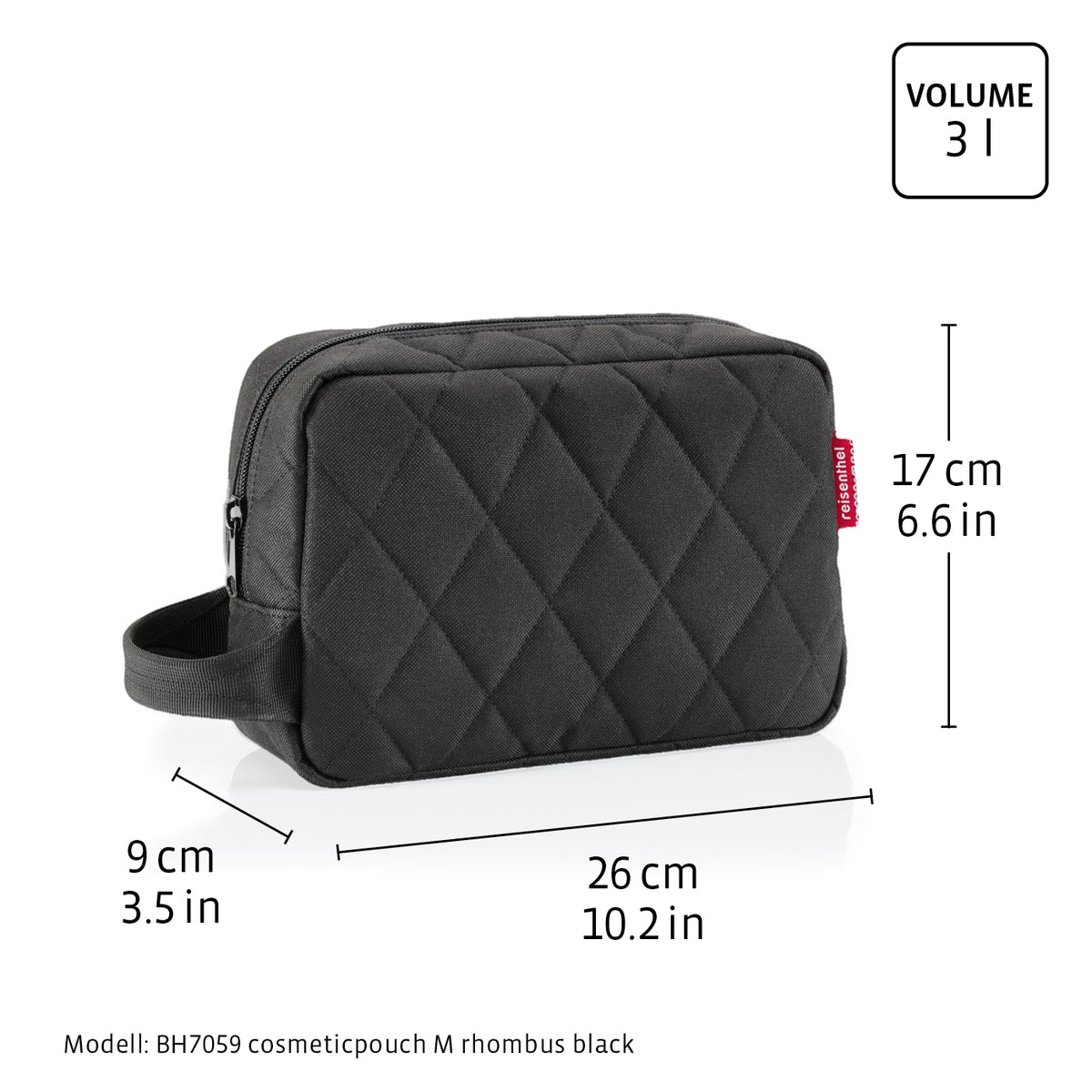 cosmeticpouch M teddy chocolate