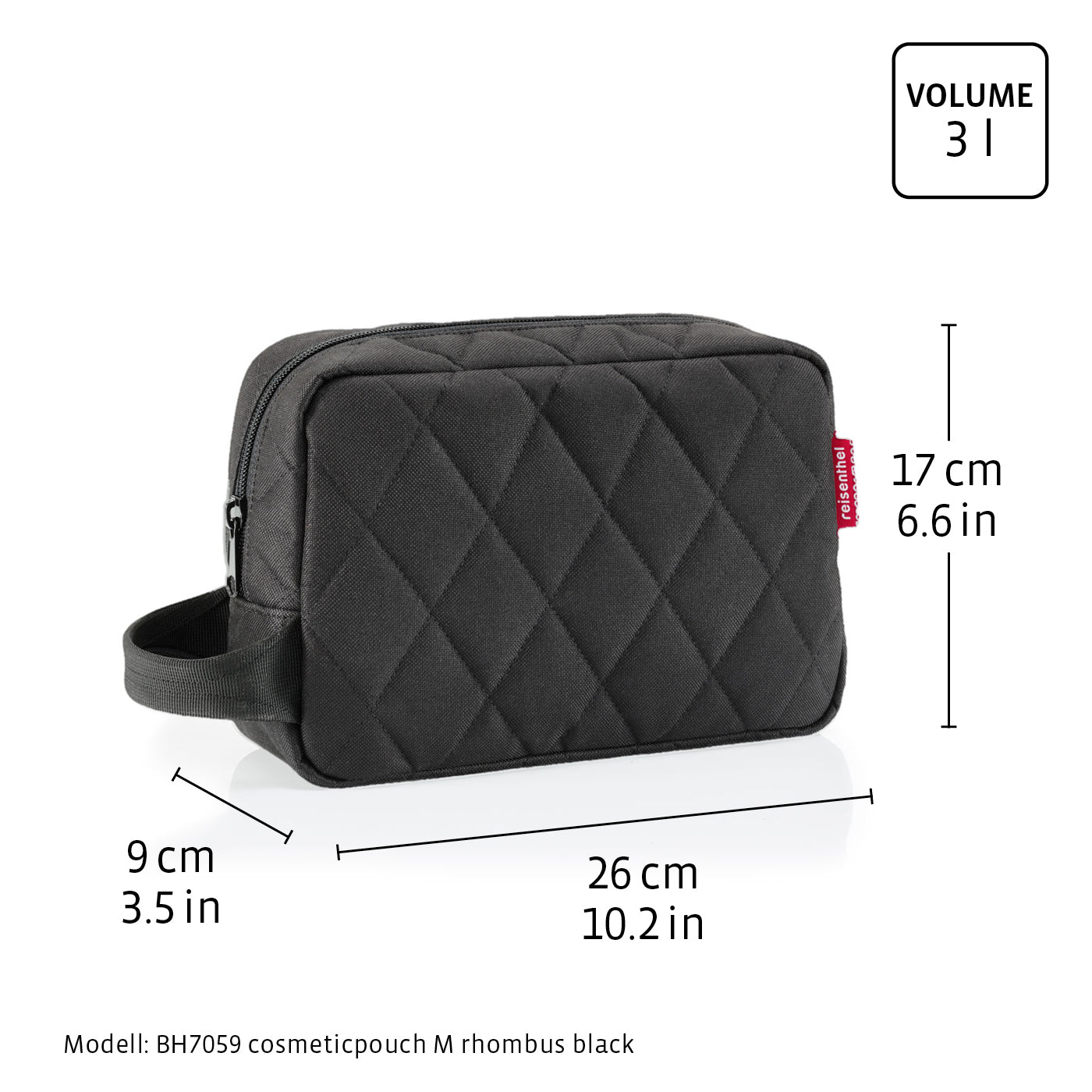 cosmeticpouch M puffer stone cosmeticpouch M Reisenthel