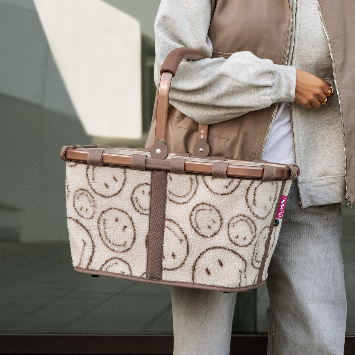 carrybag smiley® teddy chocolate carrybag Reisenthel