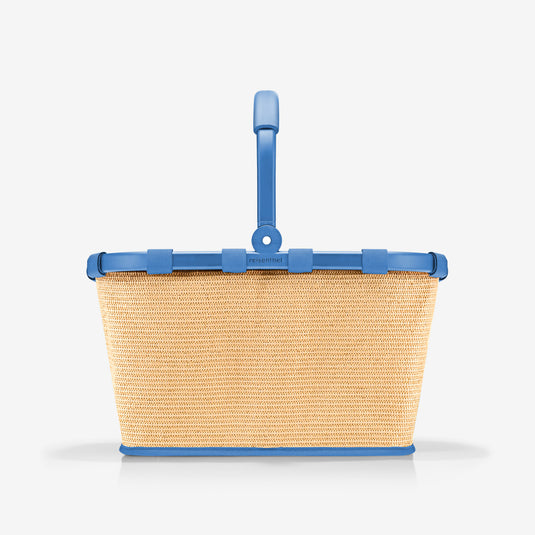 carrybag frame raffia blue carrybag Reisenthel