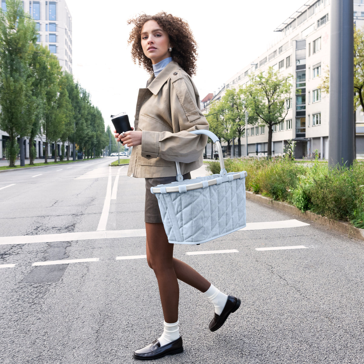 carrybag rhombus denim carrybag Reisenthel