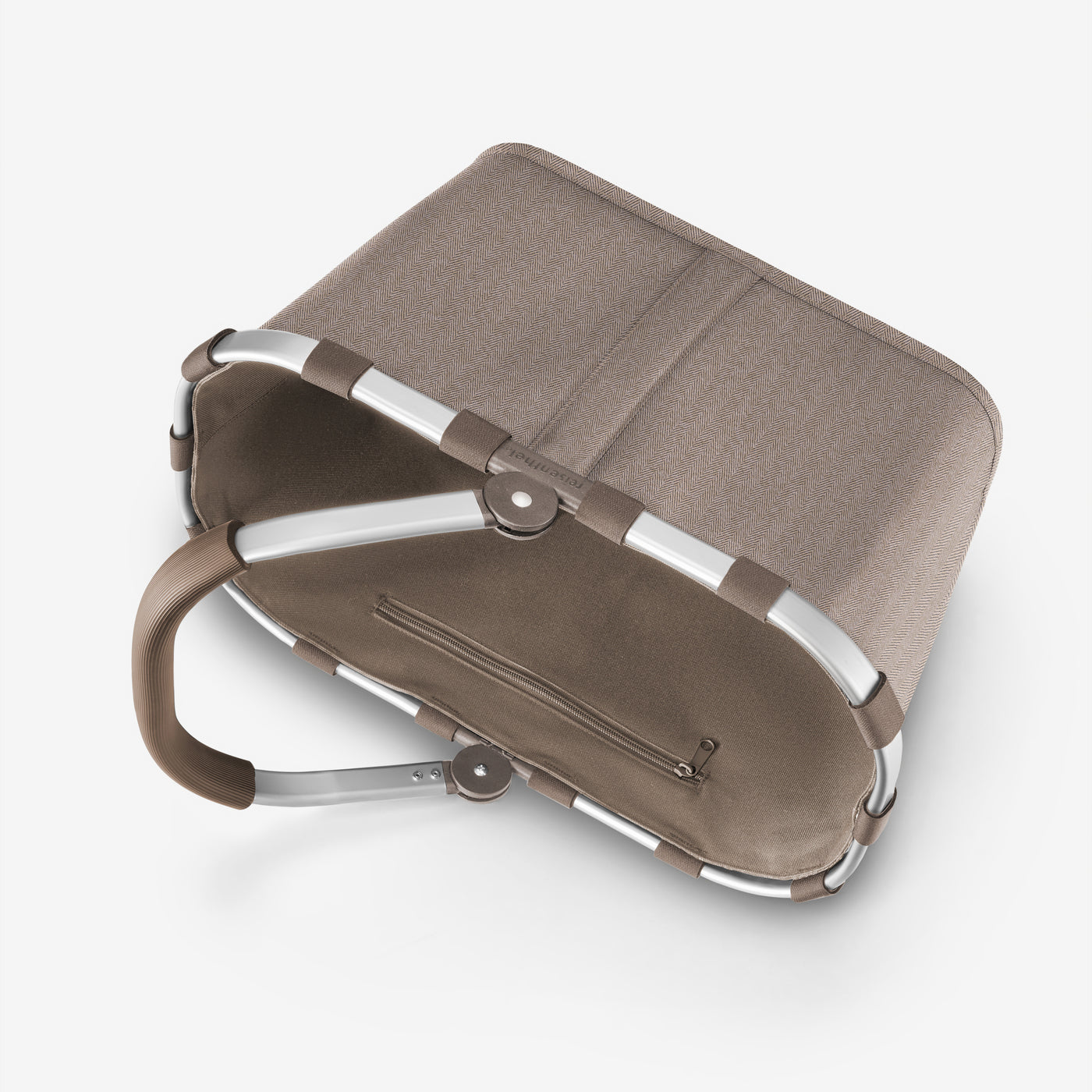 carrybag herringbone mokka carrybag Reisenthel