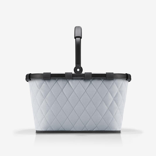 carrybag frame rhombus light grey shopping Reisenthel