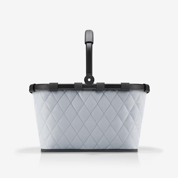 carrybag frame rhombus light grey shopping Reisenthel