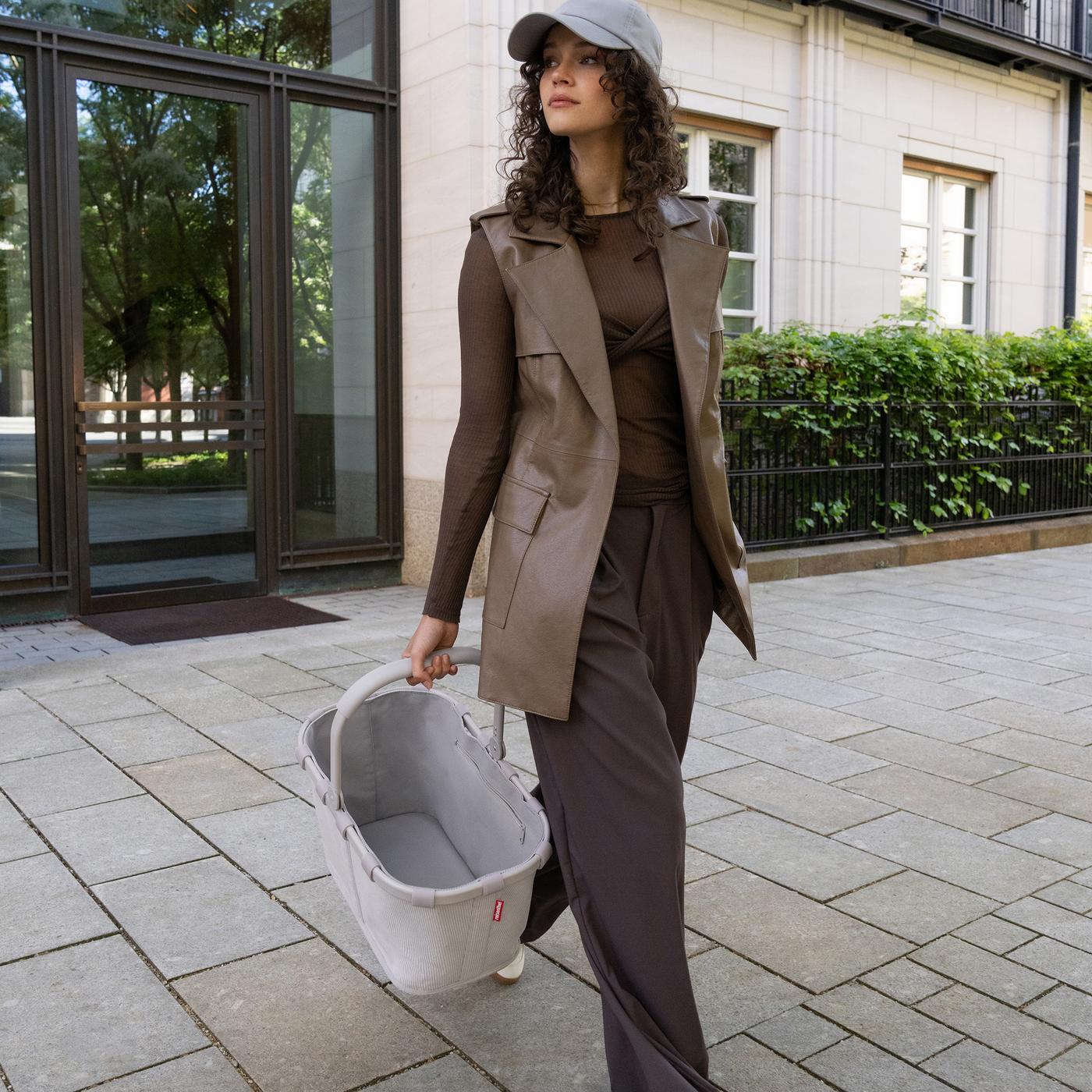 carrybag cord grey carrybag Reisenthel