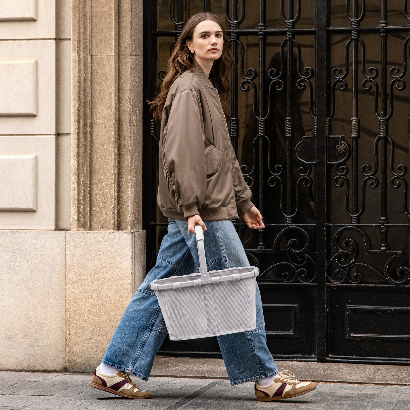 carrybag cord grey carrybag Reisenthel
