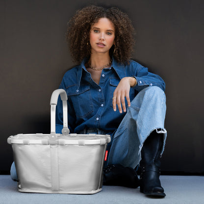 carrybag silver crackle carrybag Reisenthel