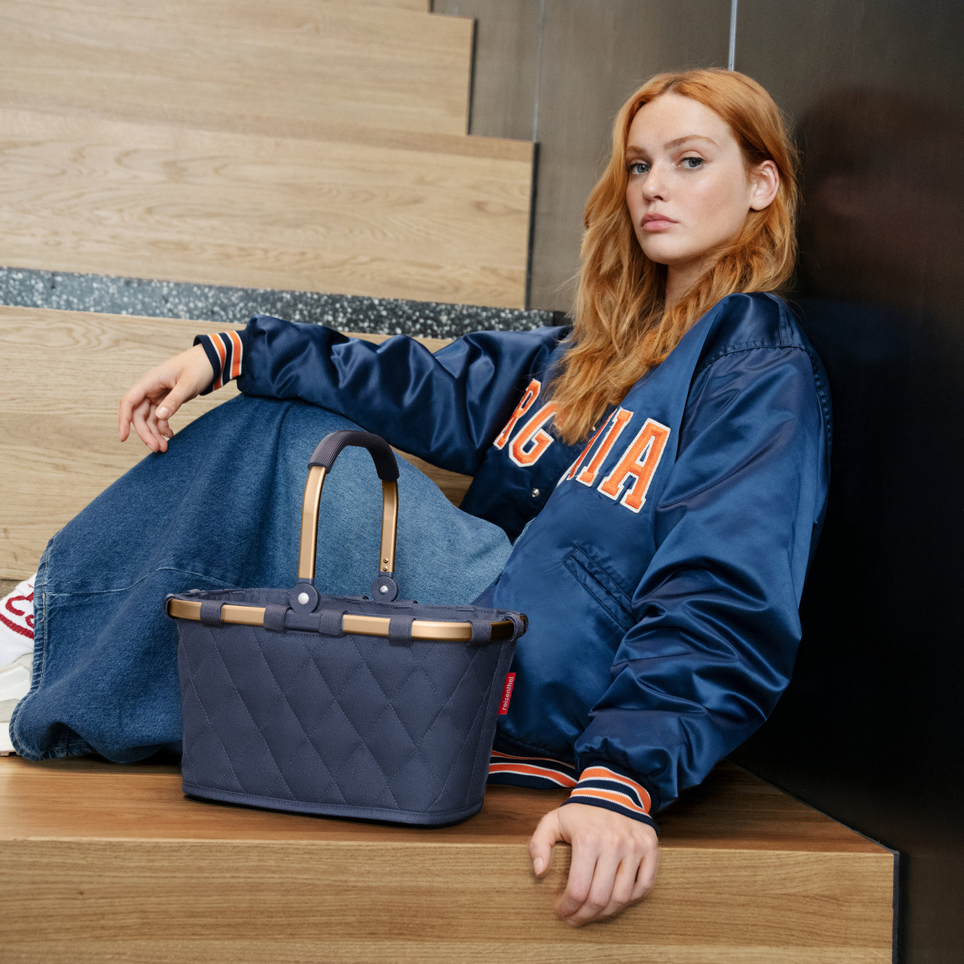 carrybag XS frame rhombus midnight gold carrybag XS Reisenthel