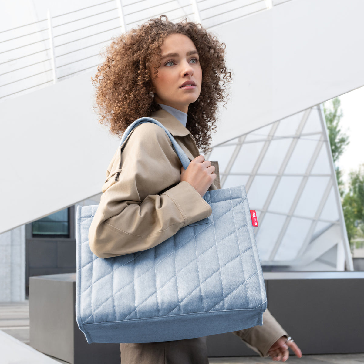 daily shopper rhombus denim daily shopper Reisenthel