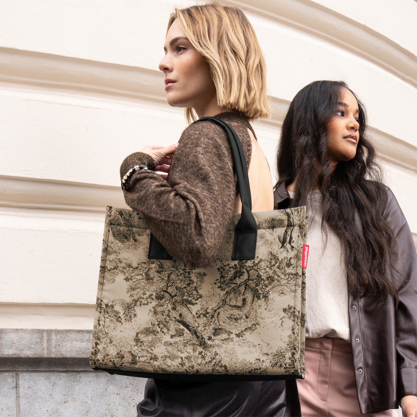 daily shopper jacquard brown daily shopper Reisenthel