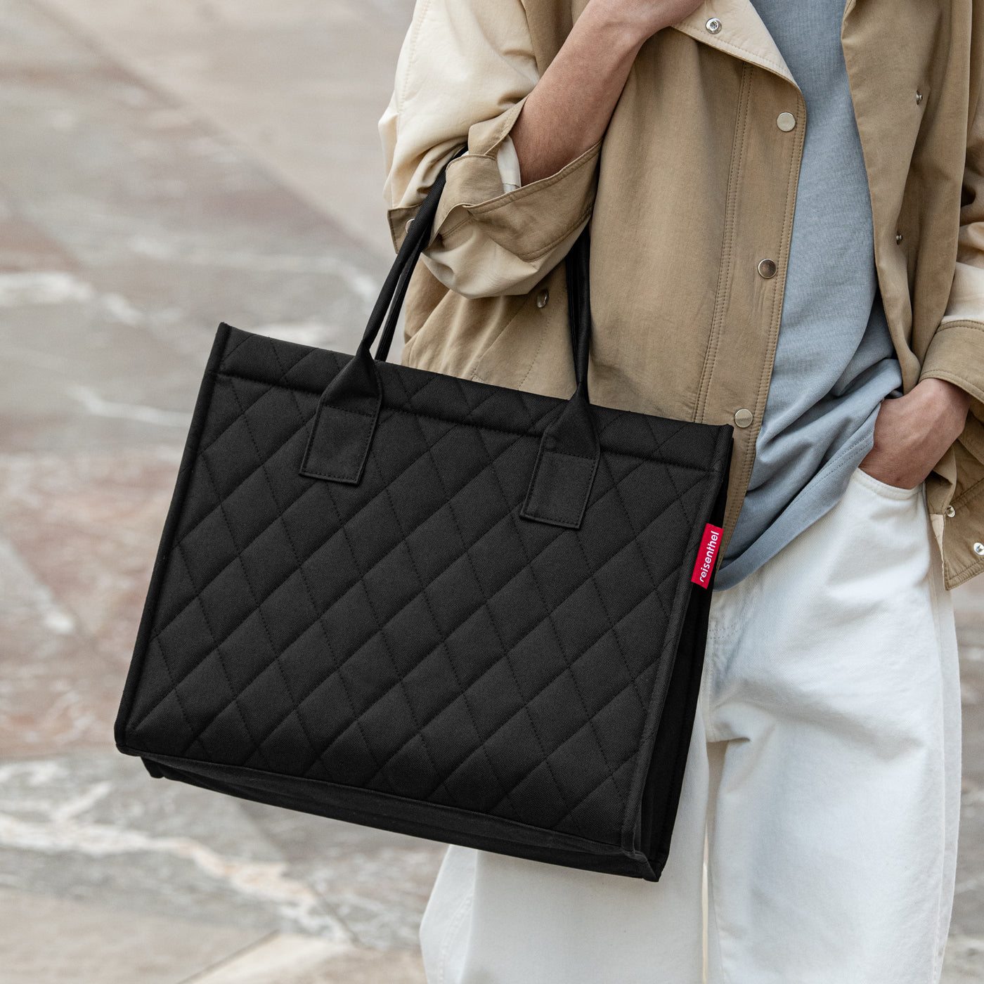 daily shopper rhombus black daily shopper Reisenthel