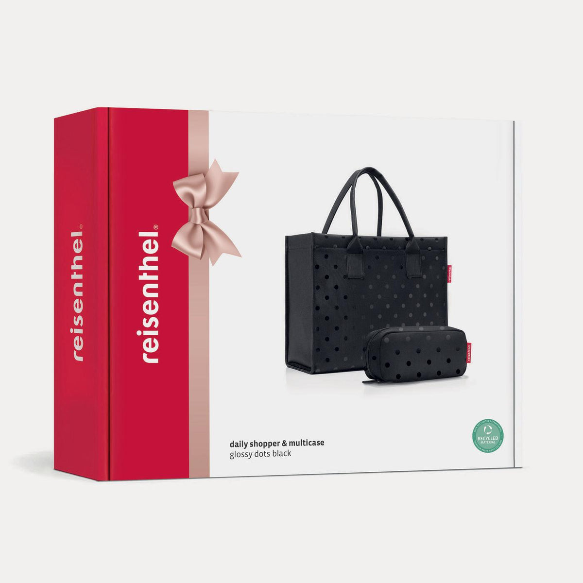 Reisenthel Allrounder L Sac de sport Femme, Glossy Dots Black Reisenthel Allrounder L Sac de sport Femme, Glossy Dots Black
