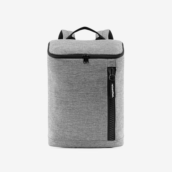 Reisenthel overnighter-backpack M twist silver (Rucksack,grau)
