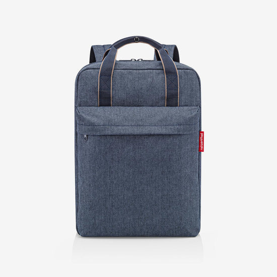 Reisenthel allday backpack M herringbone dark blue (Rucksack,dunkelblau)