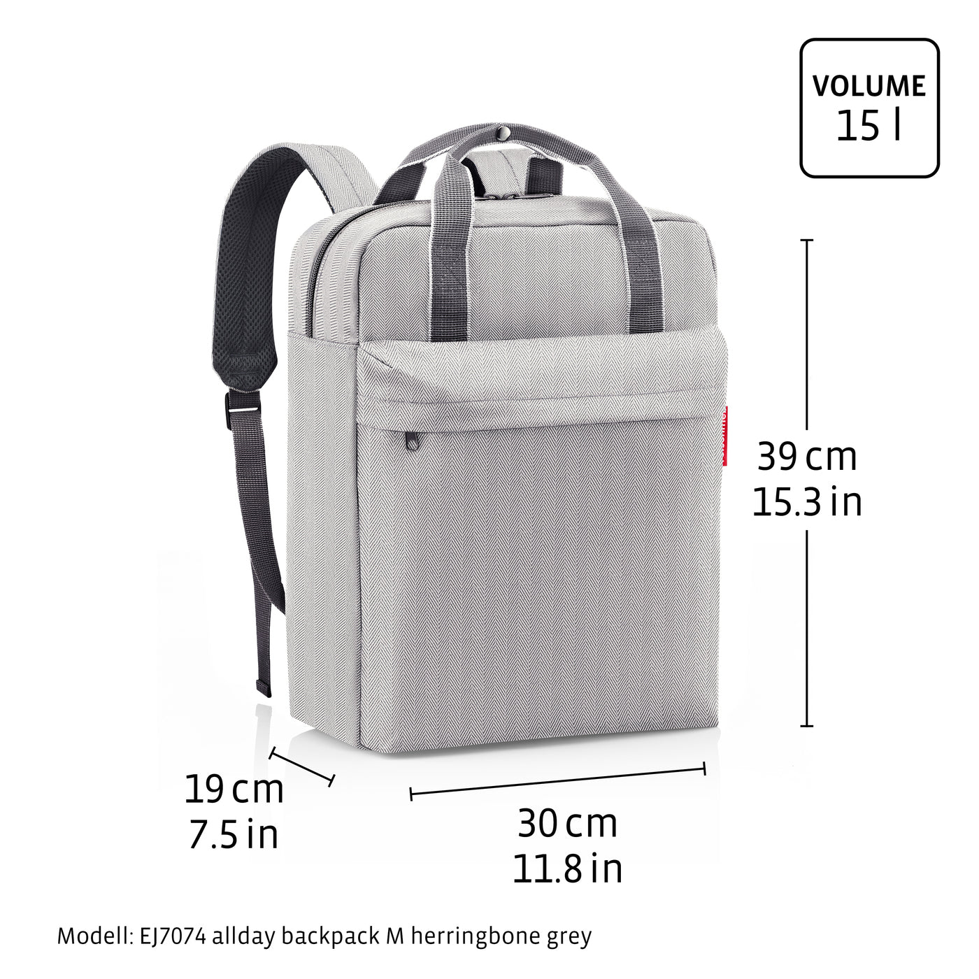allday backpack M twist coffee allday backpack M Reisenthel
