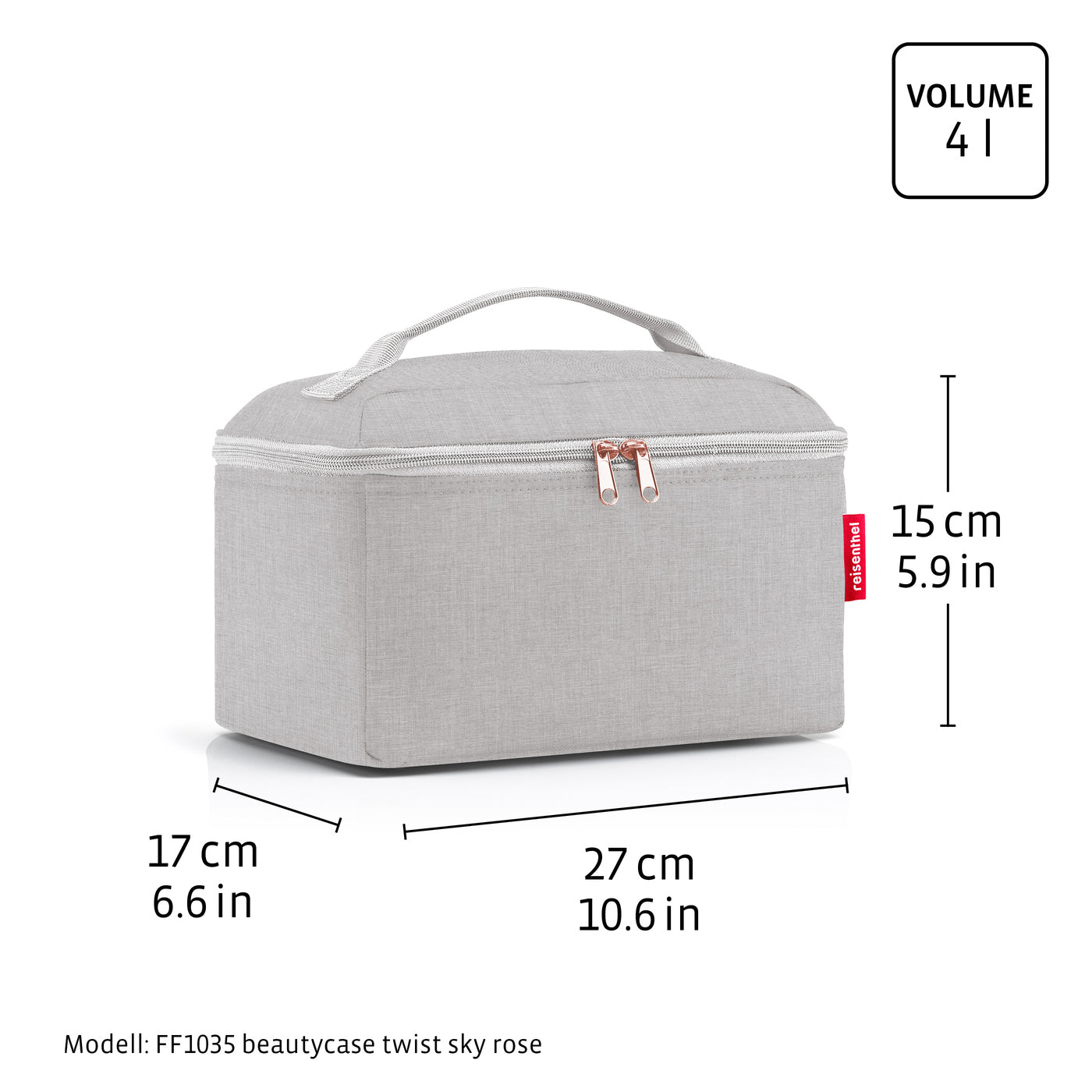 beautycase glossy dots black beautycase Reisenthel