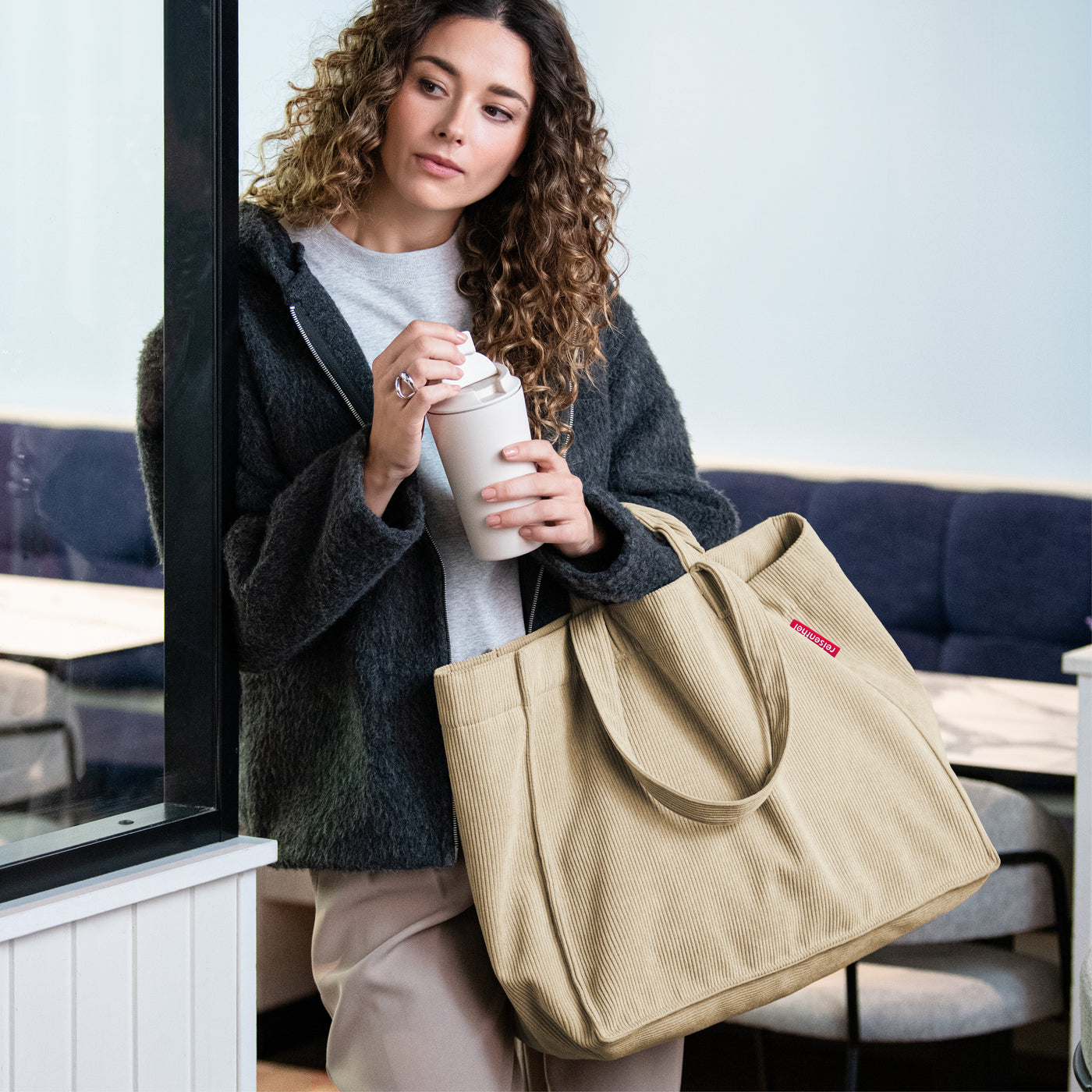 softshopper cord sand softshopper Reisenthel