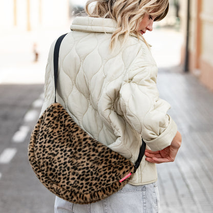 moonbag S leo fake fur moonbag S Reisenthel