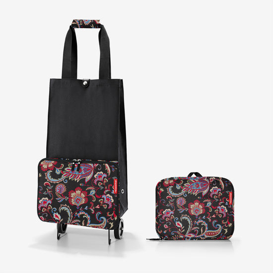 Reisenthel foldabletrolley paisley black (Einkaufstrolley faltbar,schwarz)