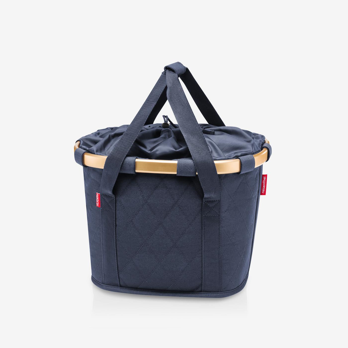 bikebasket rhombus midnight gold bikebasket Reisenthel