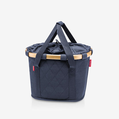 bikebasket rhombus midnight gold bikebasket Reisenthel