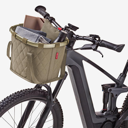 bikebasket frame rhombus olive bikebasket Reisenthel