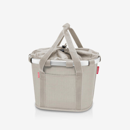 bikebasket herringbone sand bikebasket Reisenthel