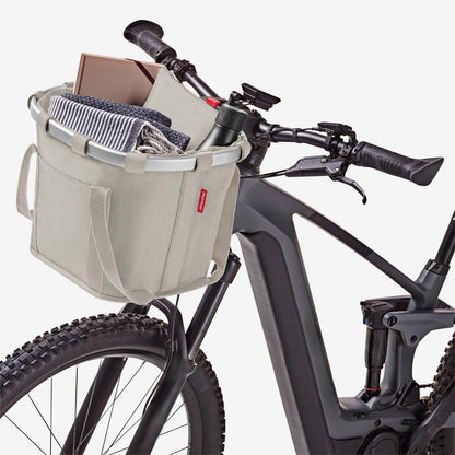 bikebasket herringbone sand bikebasket Reisenthel