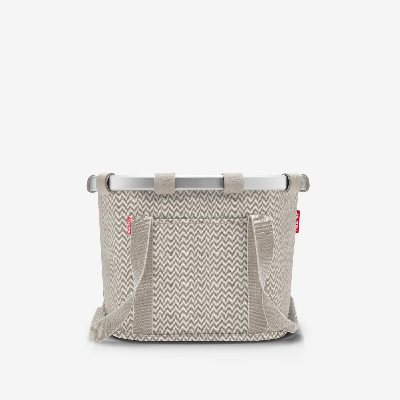 bikebasket herringbone sand bikebasket Reisenthel