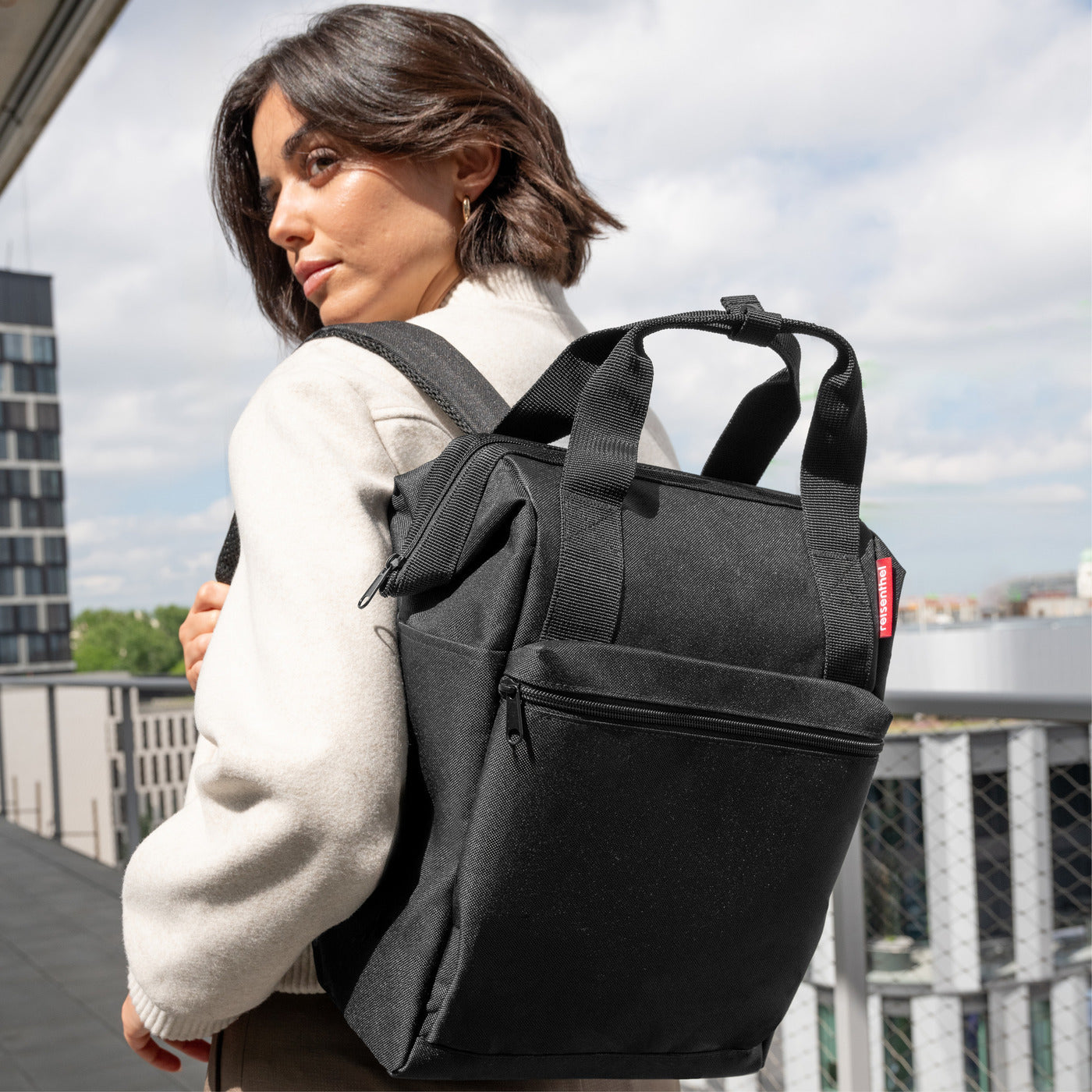 reisenthel® allrounder R black (Rucksack,schwarz)