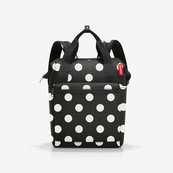 Reisenthel allrounder R dots white (Rucksack,schwarz)