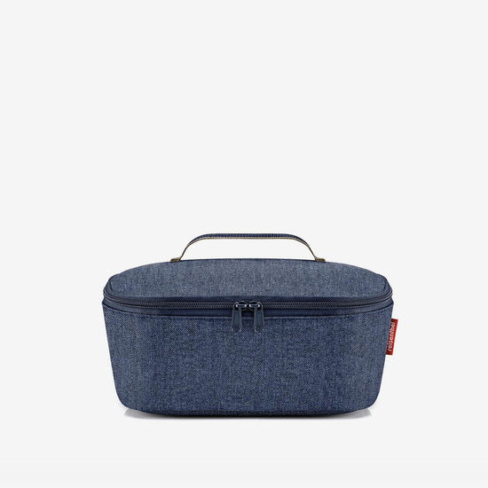 Reisenthel coolerbag M pocket herringbone dark blue (Kühltasche,dunkelblau)